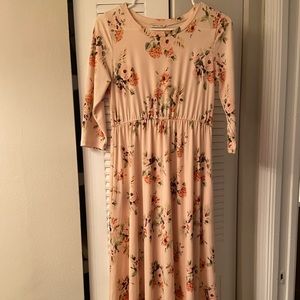 Roolee Floral Dress (Flamingo Urban)